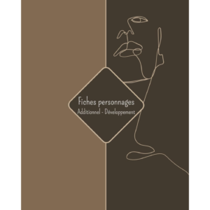 Fiches Personnages Développement 1